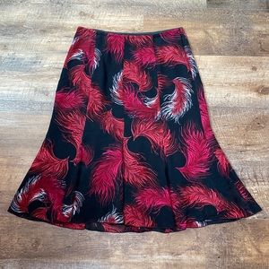 *NWOT* fit&flair feather skirt! Suuuper cute!